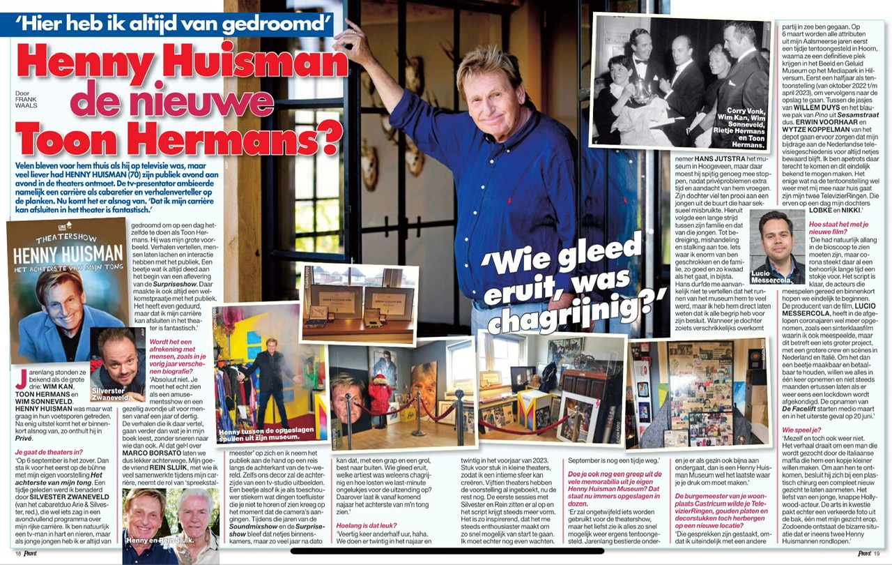 Henny's droom komt uit.