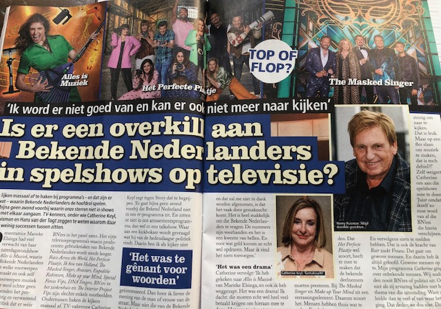 Henny over de overkill aan BN'ers op televisie